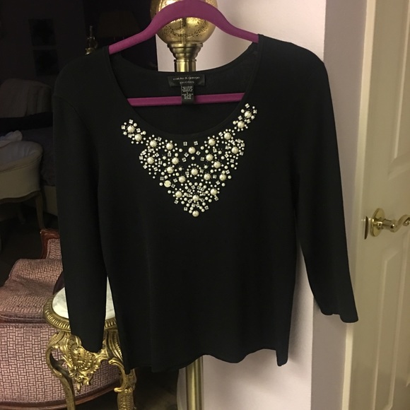 Cable & Gauge Tops - 🖤Dressy CABLE & GAUGE Petite (Large)Top🖤